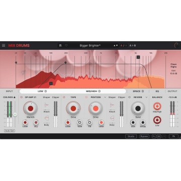Arturia Mix DRUMS - Plugin audio pentru procesarea tobelor dual-band cu control de tranzienti si 92 preseturi - Img 3