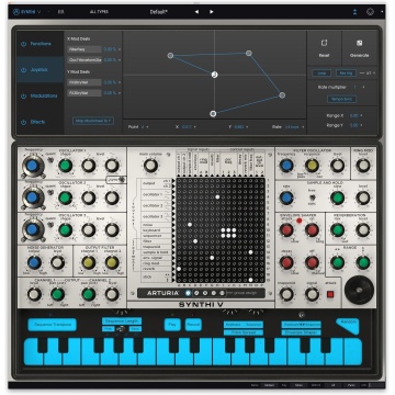 Arturia Synthi V - Plugin sintetizator virtual modular cu 3 oscilatoare matrice de rutare si polifonie 4 voci - Img 4