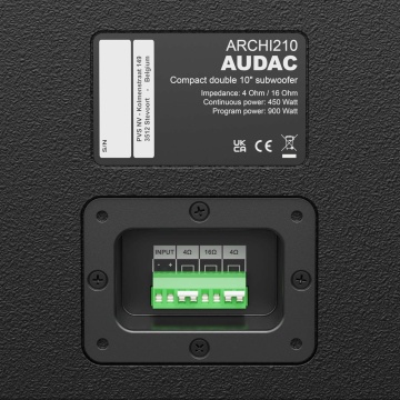 Audac ARCHI210/B - Subwoofer de perete - Img 3