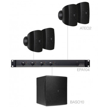 Audac Subli 2.5E B - Sistem complet pentru instalatii audio fixe