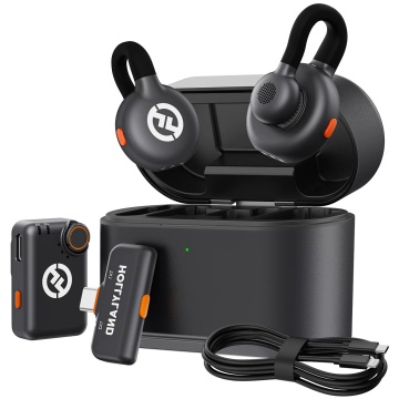 Hollyland LARK M2S Combo - Sistem Lavaliera Wireless 2.4 GHz cu 2 Transmitatoare