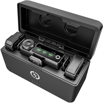 Hollyland LARK MAX Duo - Black - Sistem Lavaliera Wireless 2.4 GHz cu 2 Transmitatoare - Img 2