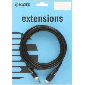KLOTZ AS-EX10300 Extension Jack - Jack 3 m - Cablu de extensie Jack-Jack