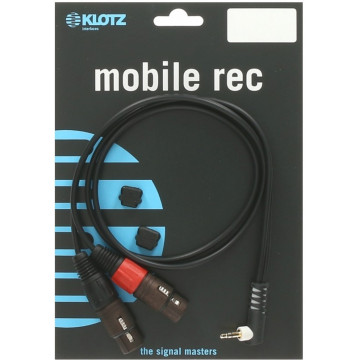 KLOTZ AY8A0100 Jack 3.5 mm tata - 2 x XLR mama - Cablu adaptor Y