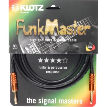 KLOTZ TM-0450 FunkMaster Jack - Jack 4.5 m - Cablu de instrument Jack-Jack