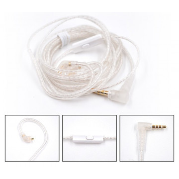 KZ Acoustics Silver Cable B PIN MIC 47-22 - Cablu pentru casti in-ear