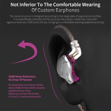 KZ Acoustics ZS10 PRO Stone Black - Casti monitorizare In-Ear - Img 6