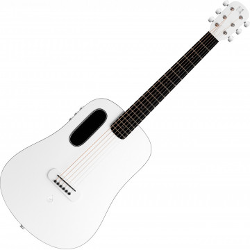 Lava Music Blue Lava Original 36 Freeboost cu Airflow Bag - Frost White - Chitara electro-acustica cu efecte built-in