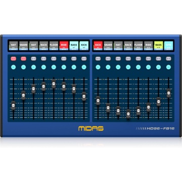 Midas HD96-FB16 - Suprafata de control pentru Midas HD Series cu 16 fadere motorizate si USB 2.0 - Img 3