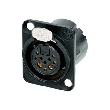 Neutrik NC10FD-LX-B - Conector XLR pentru panou