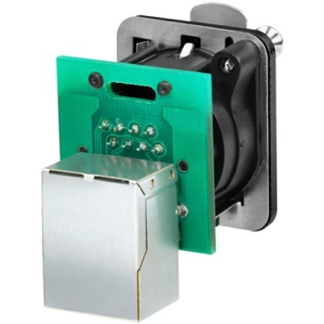 Neutrik NE8FDP-R-B - Conector RJ45 pentru panou - Img 2