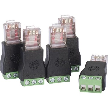 Obsidian Netron RJ-T (5 buc.) - Set 5 adaptoare RJ45 - DMX