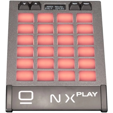 Obsidian NX Play - Controller ONYX cu 24 pad-uri RGB 4 taste LED USB-C 2.0 si MIDI optional - Img 8