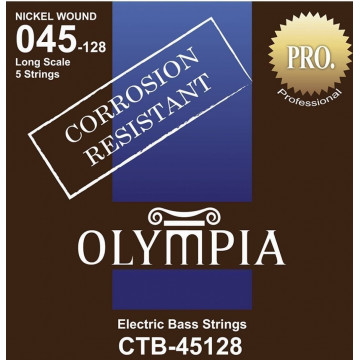 Olympia CTB45128 Otel-Nichel Long-Scale 045-128 - Set 5 corzi pentru chitara bass