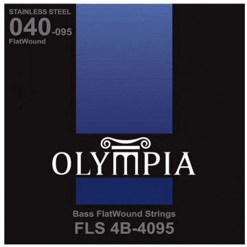 Olympia FLS4B-4095 FlatWound Otel 40-95 - Set corzi chitara bass subtiri