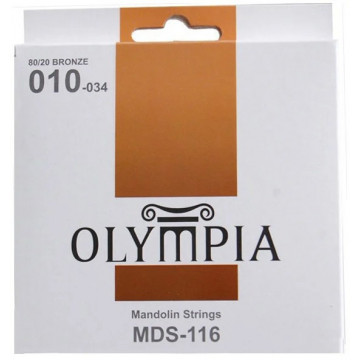 Olympia MDS116 Bronz 10-34 - Set de corzi pentru mandolina