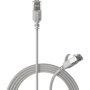 ProCab CSD560GY/0.3 - Cablu de retea 0.3 metri CAT6A U/UTP RJ45 tata - RJ45 tata slim 30 AWG LSHF
