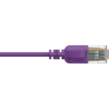 ProCab CSD560V/0.3 - Cablu de retea 0.3 metri CAT6A U/UTP RJ45 tata - RJ45 tata slim 30 AWG LSHF - Img 2