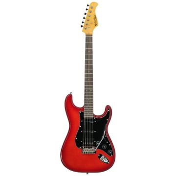 Prodipe Guitars ST 93 Alder Trans Red - Chitara electrica