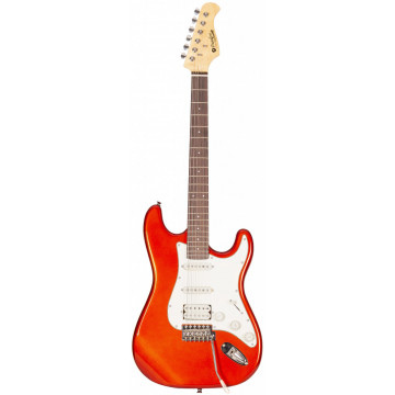 Prodipe Guitars ST83 RA Candy Red - Chitara electrica