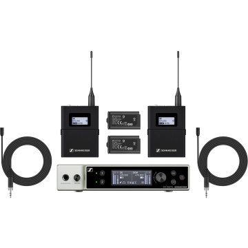 Sennheiser EW-DX MKE 2 Set (S1-10) - Sistem wireless cu 2 microfoane lavaliera