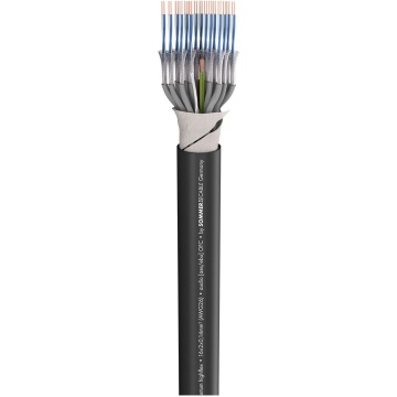 Sommer Cable 100-0451-16 - Cablu multicore la metru 16 perechi x 2 x 0.14 mm2 AES/EBU 110 ohmi negru