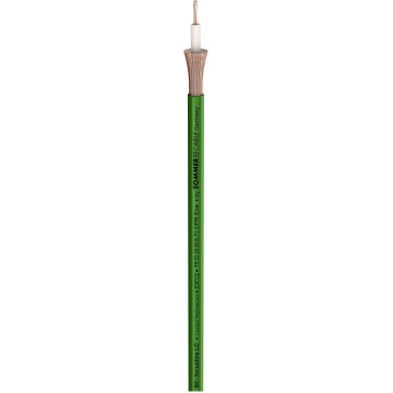 Sommer Cable Focusline L CPR-Version 1 x 0.60 PVC diametru 6.20 mm - Cablu video la metru coaxial 75 Ω 6.2 mm verde - Img 2