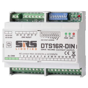 SRS Light DTS16R-DIN - Releu DMX