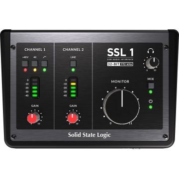 SSL 1 Audio Interface - Interfata audio USB-C 2-in/2-out cu preamp SSL, 32-bit/192 kHz si Legacy 4K - Img 2