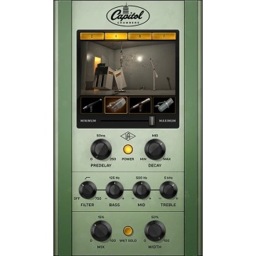 Universal Audio UAD Capitol Chambers - Plugin reverb cu functii avansate si Dynamic Room Modeling
