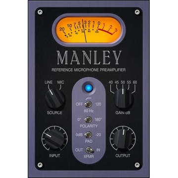 Universal Audio UAD Manley Tube Preamp - Plugin emulare preamplificator analogic pe lampi Class-A