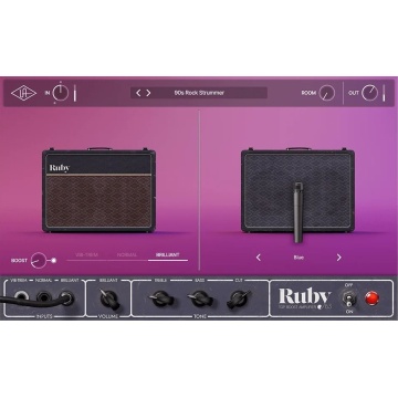 Universal Audio UAD Ruby '63 Top Boost Amp - Plugin amp sim british pe lampi cu 3 configuratii si boost + vibrato
