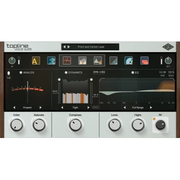 Universal Audio UAD Topline Vocal Suite - Plugin multifunctional pentru vce cu corectie si emulari de efecte analogice - Img 3