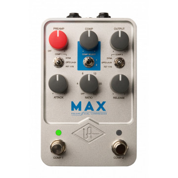 Universal Audio UAFX MAX Preamp & Dual Compressor - Pedala preamp si compresor