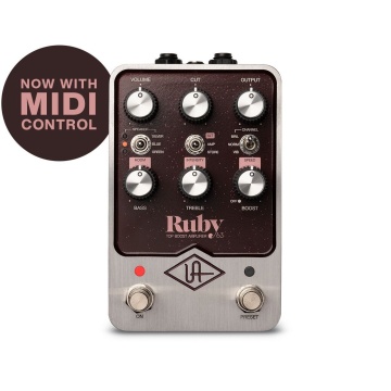 Universal Audio UAFX Ruby 63 Top Boost Amplifier - Pedala emulare amp - Img 5