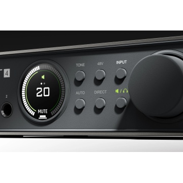 Universal Audio Volt 4 Gen 2 - Interfata audio USB 12x6 32-bit/192 kHz cu 2 preamp-uri Tone Shaping ADAT MIDI Auto-Gain si Smart Display - Img 6