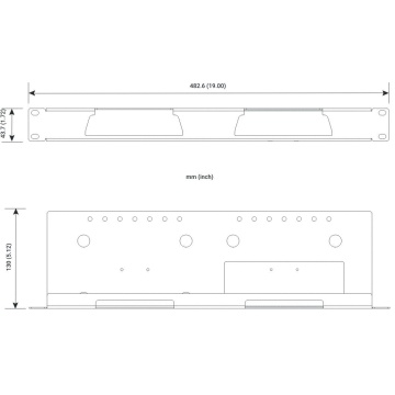 Visual Productions Rackmount C - Panou rack 1U - Img 3