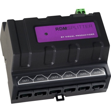 Visual Productions RdmSplitter RJ45 - Splitter DMX