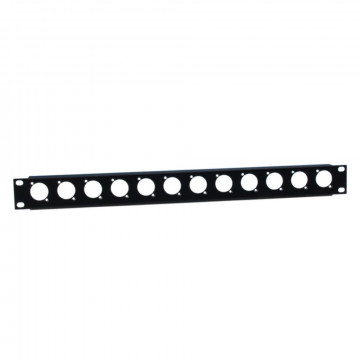 Adam Hall 19 Parts 872215 - Panou rack 1U pentru mufe XLR