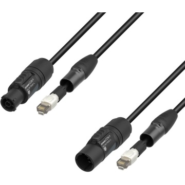 Adam Hall 5 STAR H TCON N 0300 3m - Cablu hibrid de Retea si Alimentare Powercon TRUE1 - Img 2