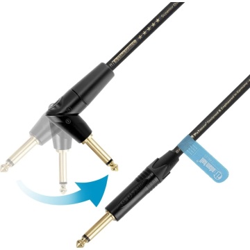 Adam Hall 5 STAR IPPR 0300 FLIPJACK® 3m - Cablu de instrument 2 x Jack 6.3 mm