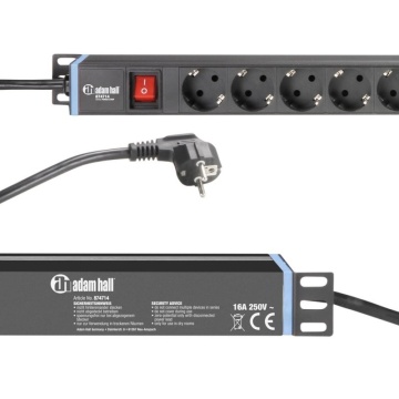 Adam Hall 874714 - Prelungitor rack 1 U - Img 3