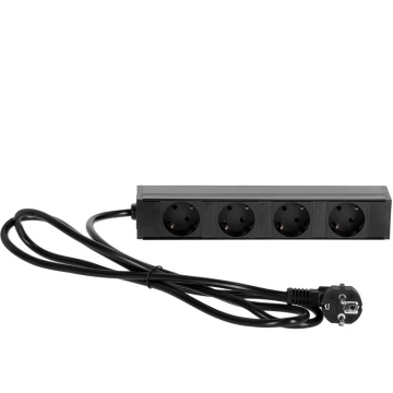 Adam Hall PDU 4 MOUNT 1.8m - Prelungitor rack montabil 1U 4 prize - Img 4