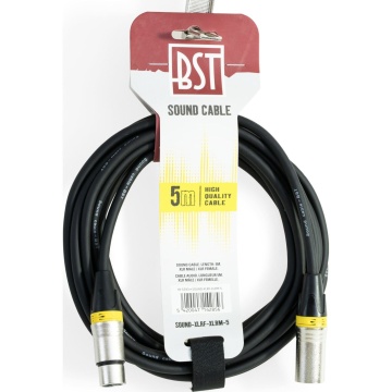 AFX Light SOUND-XLRF-XLRM 5m - Cablu de microfon XLR tata - XLR mama - Img 2