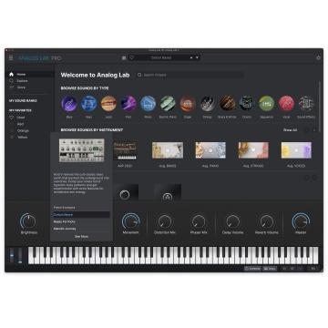 Arturia Analog LAB Pro - Bundle plugin-uri cu 28+ sintetizatoare si claviaturi 2000+ sunete si mod Stage - Img 3