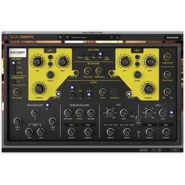 Arturia Delay ETERNITY - Plugin delay digital stereo cu 5 moduri bitcrusher si modulare