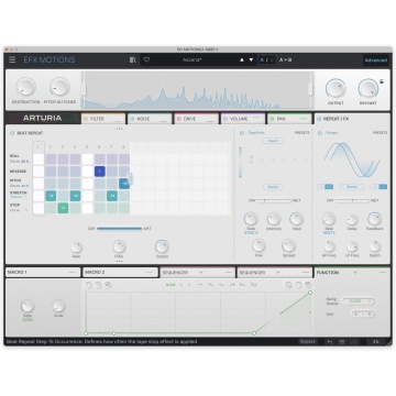 Arturia Efx MOTIONS - Plugin multi-efect cu procesare audio bazata pe miscare Beat Repeater si modulatie - Img 7
