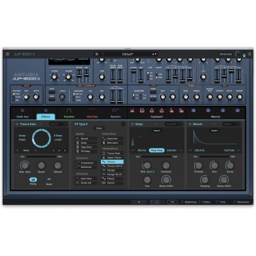 Arturia Jup-8000 V - Sintetizator software Supersaw cu 2 oscilatoare 16 voci polifonie Multi-Arpeggiator si efecte integrate - Img 2
