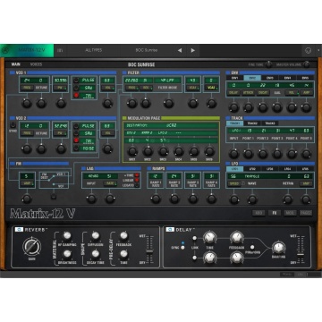 Arturia Matrix-12 V2 - Plugin sintetizator virtual analog polifonic cu 12 voci 2 oscilatoare si filtru cu 15 moduri - Img 4