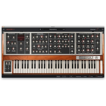 Arturia Memory V - Plugin sintetizator virtual polifonic analog cu 3 oscilatoare Poly 6/12 MPE